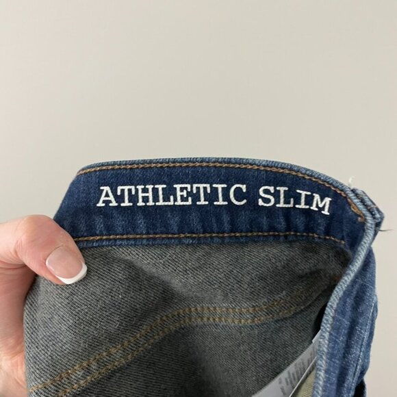 Madewell Athletic Slim Dark Wash Jeans Men's Size 31x32 - Picture 4 of 8